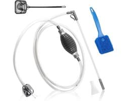 Complete Aquariumreinigingsset met Molmzuiger, Handpomp en Accessoires voor Optimale Waterkwaliteit en Onderhoud