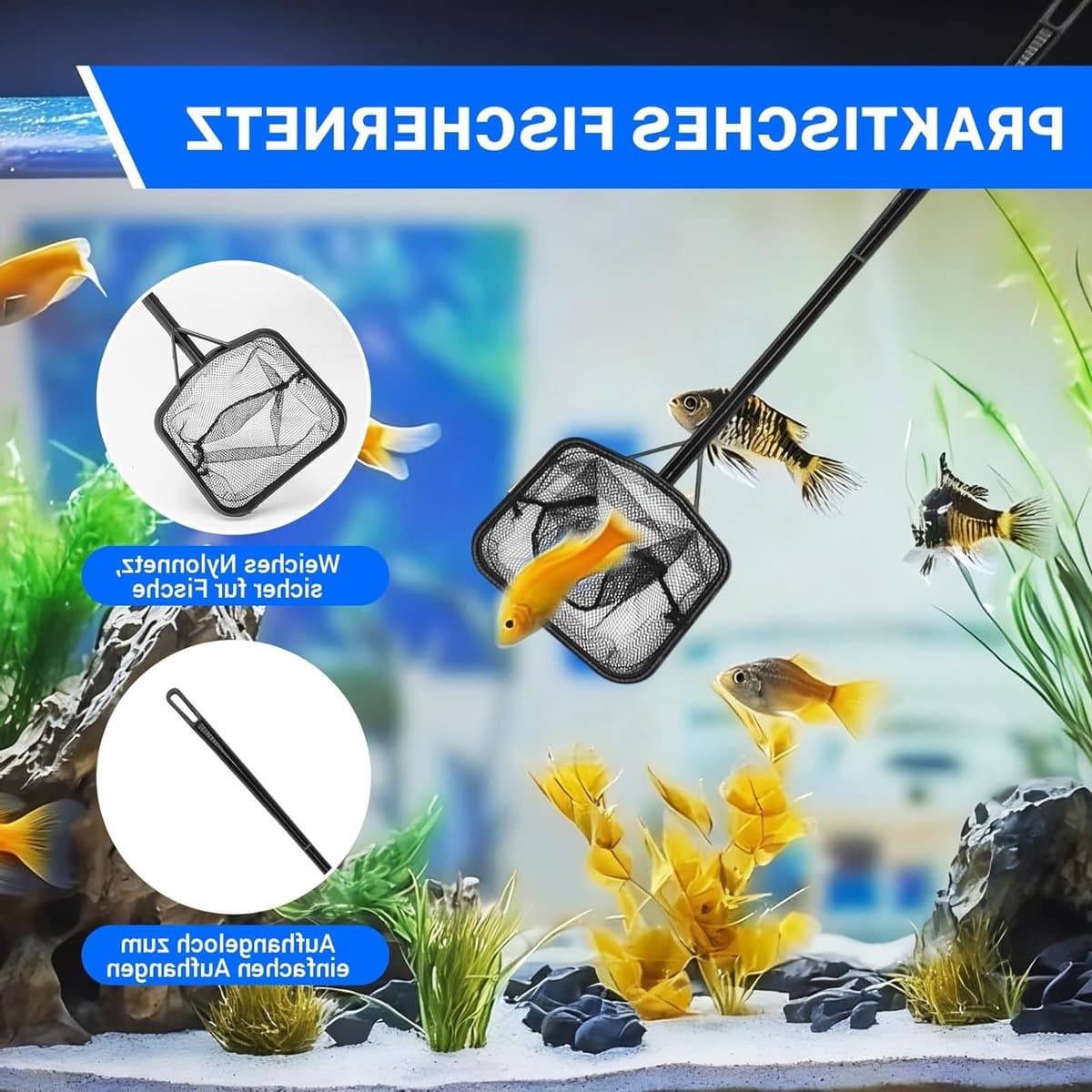 Complete Aquariumreinigingsset met Molmzuiger, Handpomp en Accessoires voor Optimale Waterkwaliteit en Onderhoud thumbnail 6