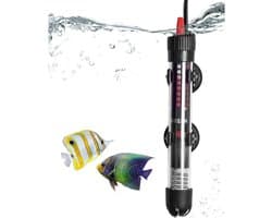Aquariumverwarmer - Verstelbare 25W aquariumweerstand - Met thermostaat 20-34°C - Geschikt voor aquariums en aquaria