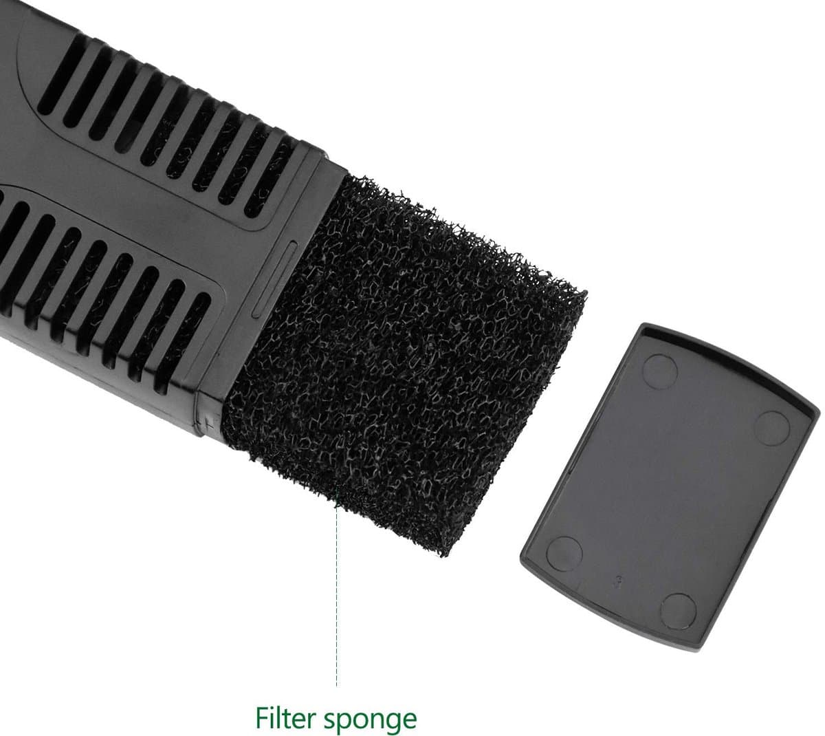 carmderin - Aquarium Binnenfilter - Voor 20-60 L - 3W/4W - Instelbare Pomp - Inclusief Filterspons - Interne Filter voor Aquarium thumbnail 7
