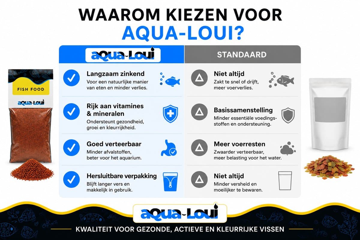 Aqua-Loui® - Tropisch Visvoer Granulaat - Langzaam Zinkende Granules - Aquarium Vissenvoer - Geschikt voor Middelgrote Tropische Vissen - Rijk aan Vitamines - 250 ml thumbnail 5