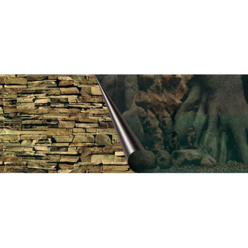 Europet Foto Achterwand Tree & Rock 30x60cm