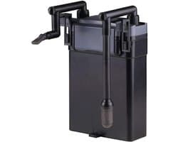 AquaOne Aquarium Hang On Filter HBL-803 I Buitenfilter voor aquaria tot 150 liter I Hoogwaardige aquariumfilter 500 l/u I Regelbare hangfilter 6 watt pomp