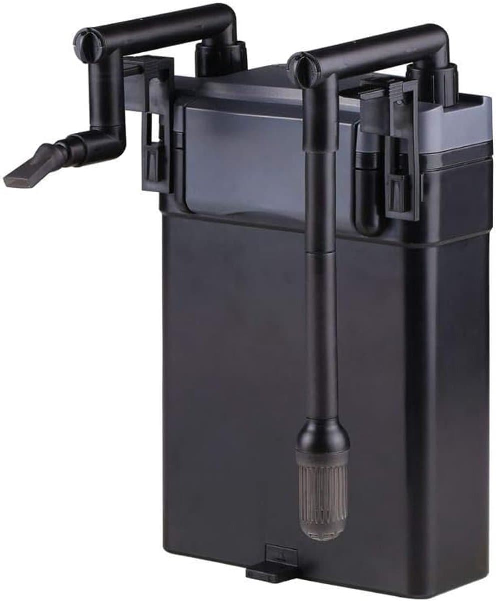 AquaOne Aquarium Hang On Filter HBL-803 I Buitenfilter voor aquaria tot 150 liter I Hoogwaardige aquariumfilter 500 l/u I Regelbare hangfilter 6 watt pomp