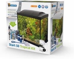 Superfish Aquarium Start 50 Tropical Kit Retro Led 39 l - Aquaria - Zwart