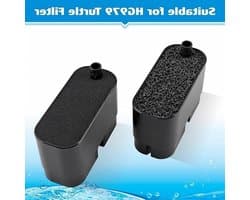 12 Stuks Vervangende Aquarium Filter Spons voor Schildpadden - 6 Grove en 6 Fijne Pads, Ideaal voor Waterfilter en Aquatic Onderhoud