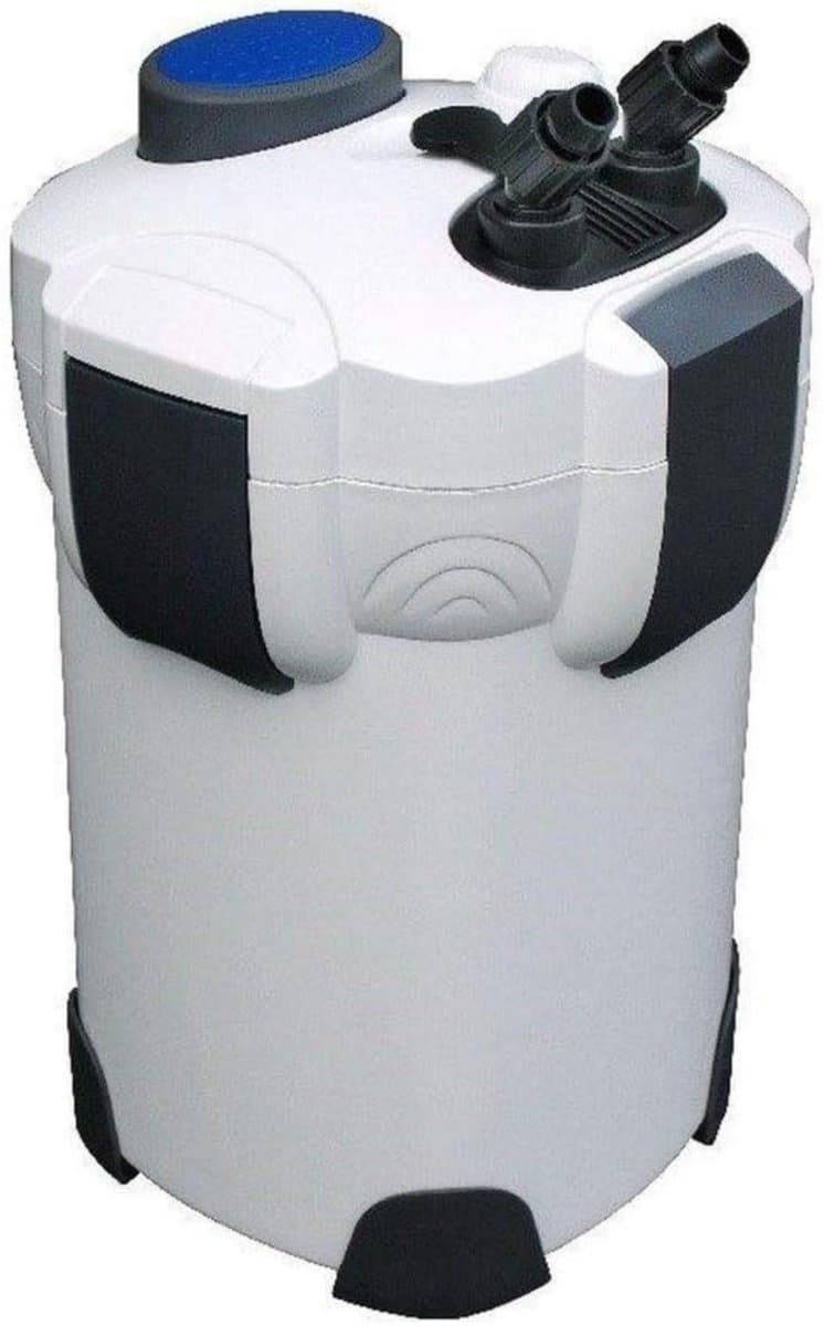 AquaOne Aquarium buitenfilter HW-303A 1400 l/u I Hoogwaardige filter voor aquaria tot 700 liter I Pomp met filtermedia voor zoetwater- en zeewateraquaria
