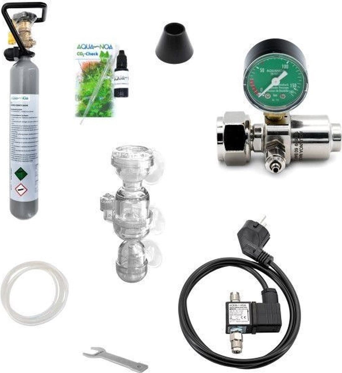 Aqua-noa CO2 SET 200 Basic M - Met Magneetventiel - CO2 Aquarium tot 200 L