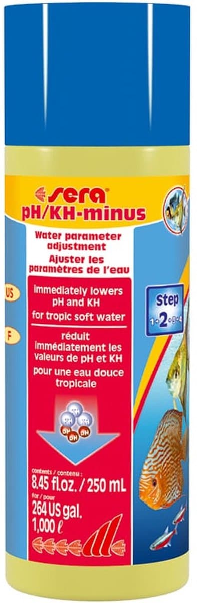 pH/kH-minus 250 ml - Sera Aquarium Waterbehandeling