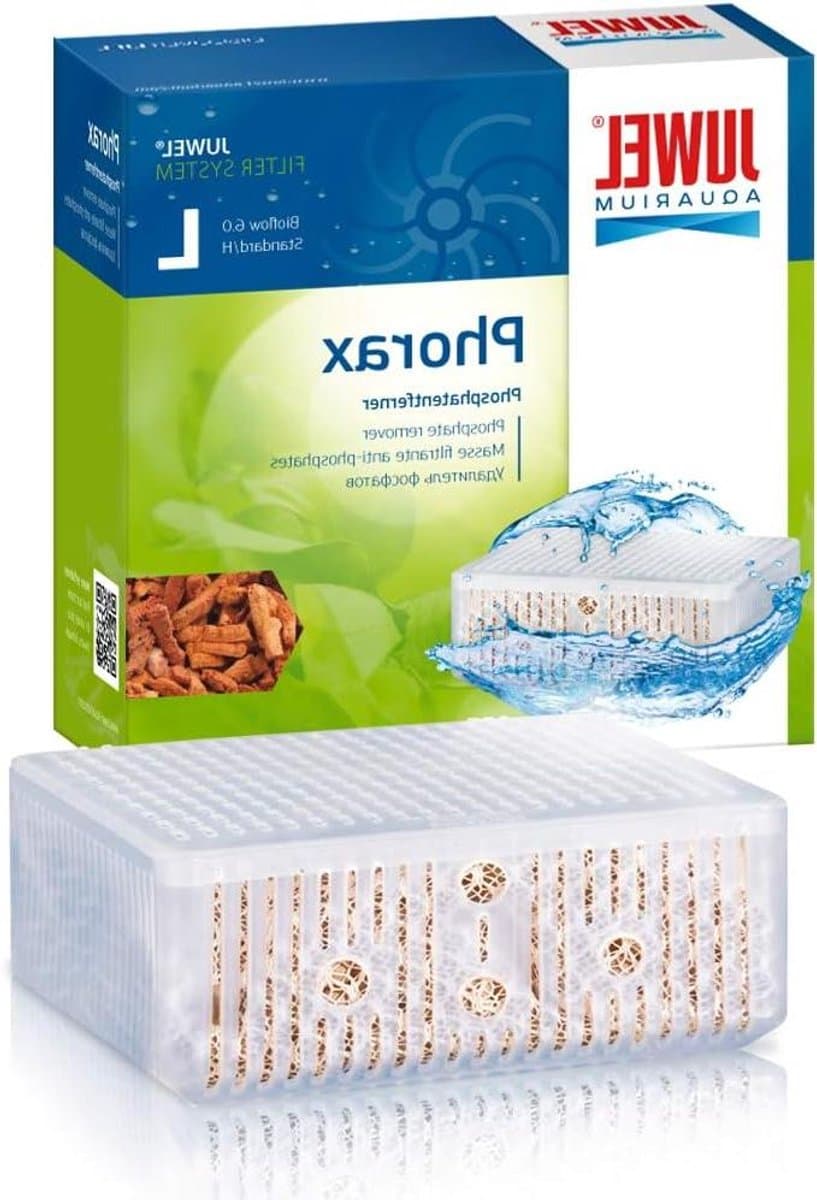 Fosfaatverwijderaar Aquarium - Waterbehandeling Filtermedium - Algen Groei Remmen - Bindt Tot 12 Mg Fosfaat - L - Wit