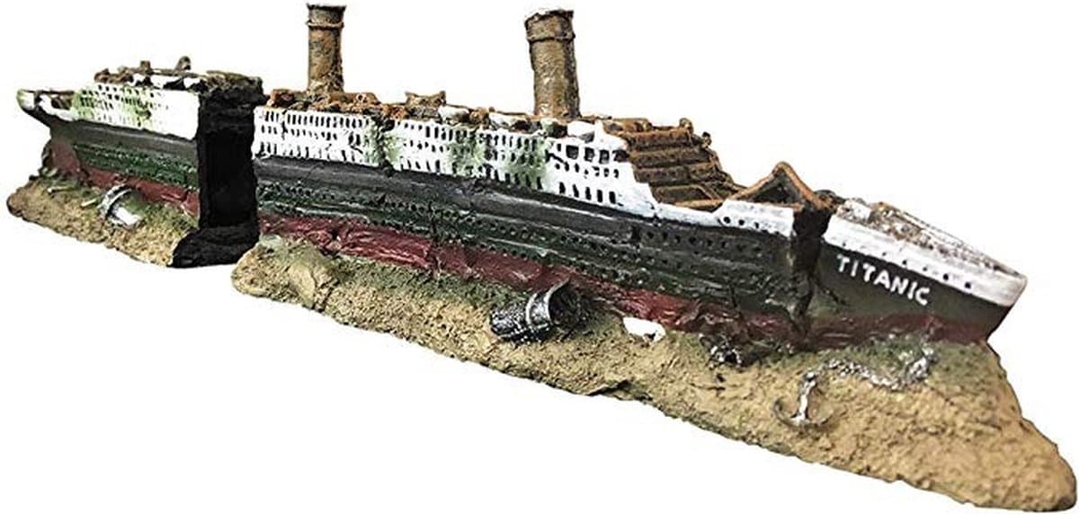 Aquarium Decoratie – Titanic Schip – 38*9 cm