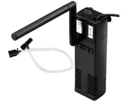 carmderin - Aquarium Binnenfilter - Voor 20-60 L - 3W/4W - Instelbare Pomp - Inclusief Filterspons - Interne Filter voor Aquarium