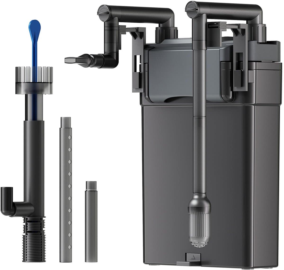 SnelShoppen - Hang-On-Filter voor Aquaria tot 60L - 500 l/h - 6W - Efficiënte Waterfiltratie - Compact Ontwerp voor Thuisgebruik