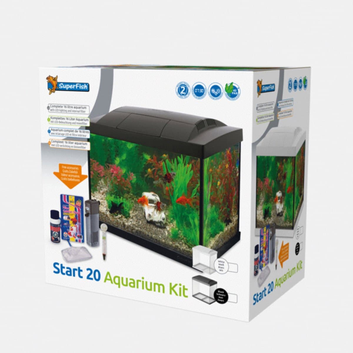 SuperFish Start 20 Goldfish Kit - wit - 20 L